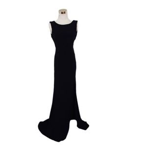 NWT B. Darlin Black Evening Maxi Dress